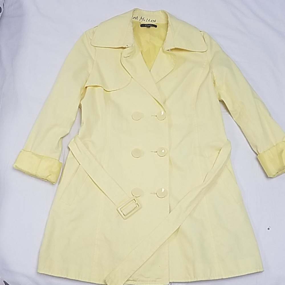 English Trench Lemon Spring Coat